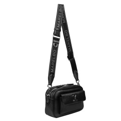 Sac à main femme bandoulière 006g 01 biz noir+safiano