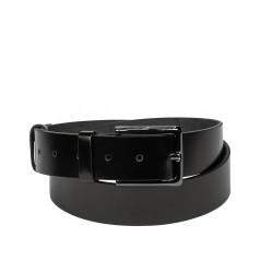 Ceinture homme 41b noir brillant