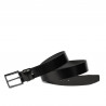 Ceinture homme 41b noir brillant