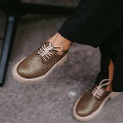 Chaussures casual femme 6067 marron lifestyle