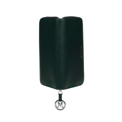Portefeuille femme 200g 01 vert safiano