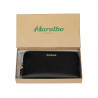 Portefeuille femme 200g noir saffiano