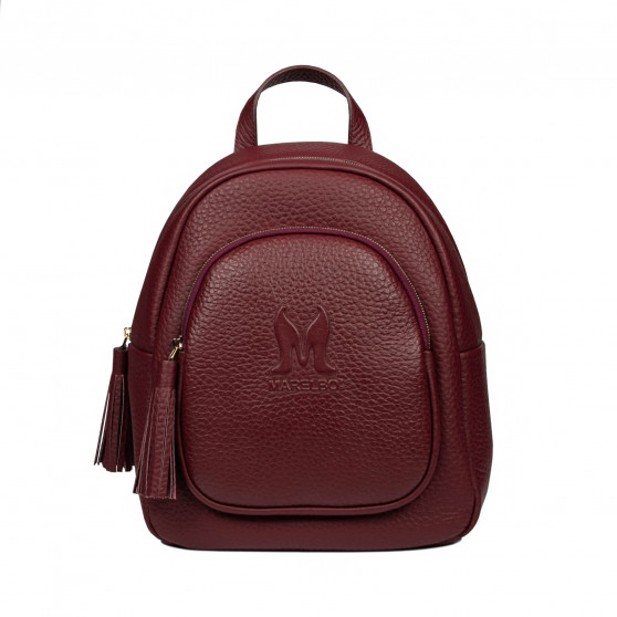 Sac à dos femme 300g cuir bordeaux Sac à dos femme 300g cuir bordeaux