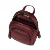 Sac à dos femme 300g cuir bordeaux