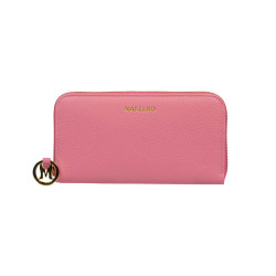 Portefeuille femme 200g en cuir rose