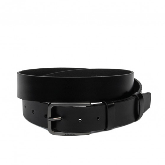 Ceinture hommes 65b noir brillant