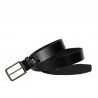 Ceinture hommes 65b noir brillant