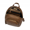 Sac à dos femme 300g cuir marron cognac