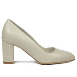Chaussures élégantes femme 1273 beige