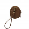 Porte-clés 400g biais marron cognac