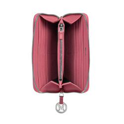 Portefeuille femme 200g 01 cuir rose