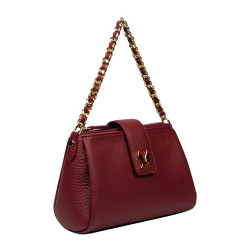Sac à main femme en bandoulière 003g biz bordeaux