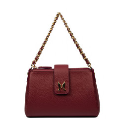 Sac à main femme en bandoulière 003g biz bordeaux