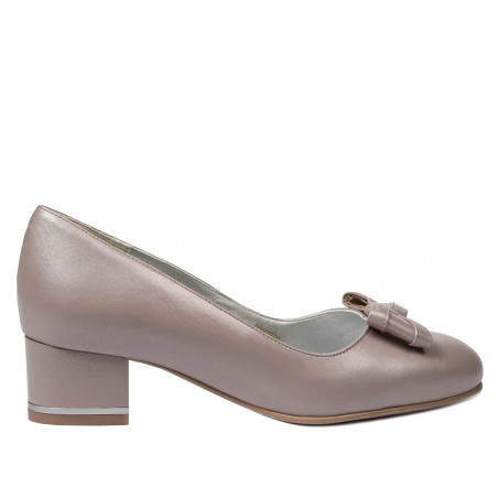 Chaussures élégantes femme 1270-1 cappuccino nacré