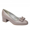 Chaussures élégantes femme 1270-1 cappuccino nacré