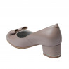 Chaussures élégantes femme 1270-1 cappuccino nacré