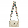 Sac à main femme à bandoulière 003g beige latte