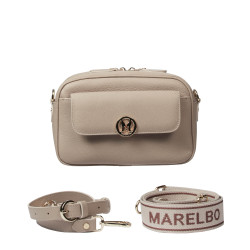 Sac à main femme à bandoulière 014g beige