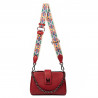Sac à bandoulière femme 003g 02 biz rouge