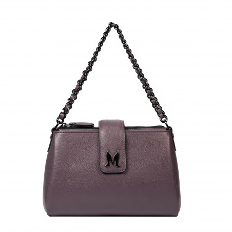 Sac à main femme épaule 003g 02 mauve