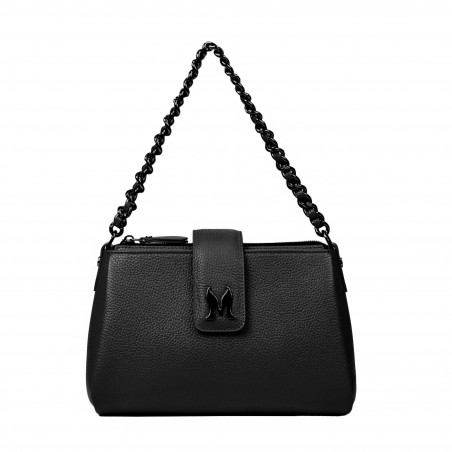 Sac à main pour femme à bandoulière 003g 02 biz noir