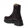 Bottes femme 3386 bordeaux combiné