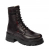Bottes femme 3386 bordeaux combiné