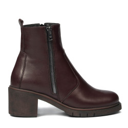 Bottines femme 3387 bordeaux