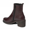 Bottines femme 3387 bordeaux