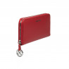 Portefeuille femme 200g 01 rouge saffiano