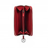Portefeuille femme 200g 01 rouge saffiano