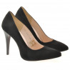 Chaussures élégantes femme 1241 noir antelope