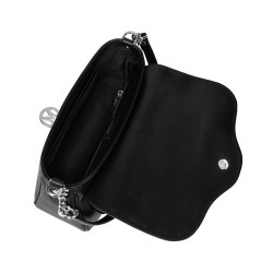 Sac à main dame bandoulière 015g 01 noir