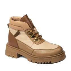 Bottes pour femme 3382 camel combiné