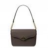 Sac à main femme bandoulière 015g marron combiné