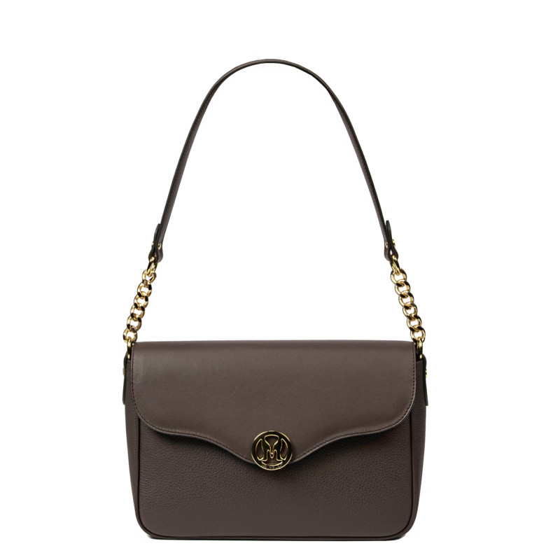 Sac à main femme bandoulière 015g marron combiné