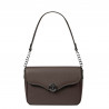 Sac à main femme épaule 015g 01 marron combiné