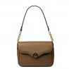 Sac à main femme à bandoulière 015g marron cognac