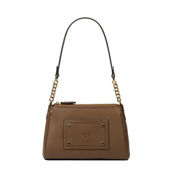 Sac à bandoulière femme 016g marron cognac