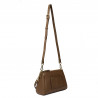 Sac à bandoulière femme 016g marron cognac