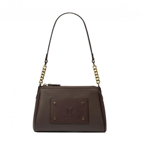 Sac à main femme bandoulière 016g marron combiné Sac à main femme bandoulière 016g marron combiné