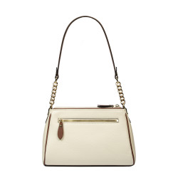 Sac à main femme 016g beige latte combiné