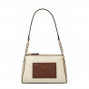 Sac à main femme 016g beige latte combiné