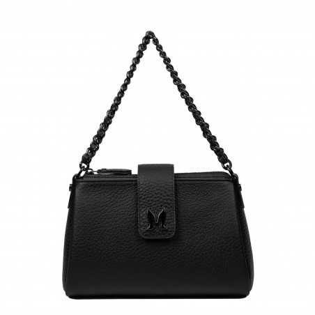 Sac à main pour femme 003g 02 noir éléphant