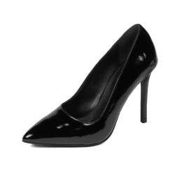 Chaussures élégantes femme 1299 vernis noir
