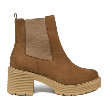 Bottines femme 3385 bufo marron