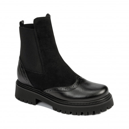 Bottes femme 3390 noir combiné