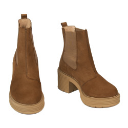 Bottines femme 3385 bufo marron