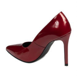 Chaussures élégantes femme 1299 vernis rouge
