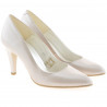 Chaussures élégantes femme 1234 vernis beige nacré